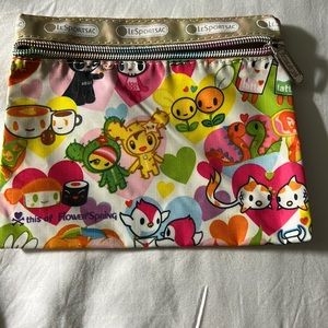 Tokidoki x lesportsac makeup bag